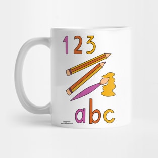 ABC 123 nursery decor Mug